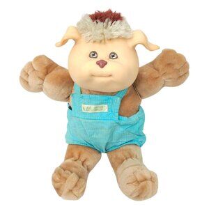 Cabbage Patch Koosas Collectable Dog Vintage 1983 Stuffed Toy CPK Plush Hang Tag